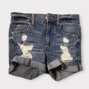 Aero high Rise Denim Shorts